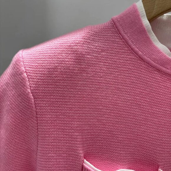 Self-Portrait2025 new pink knitted dress - Picture 3 of 8